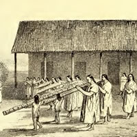 Danza religiosa (Moxos, Bolivia)